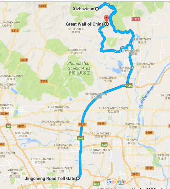 taxi to great wall of china, mutianyu, jiankou, hike through, xizhazi, car rental with english driver, cab, day tour