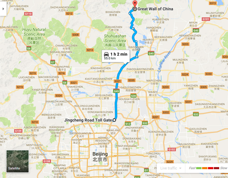 taxi to great wall of china, mutianyu, car rental with english driver, cab, day tour