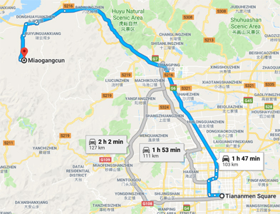yangbian great wall of china, taxi to mutianyu great wall of china, car service with driver, beijing licensed cab